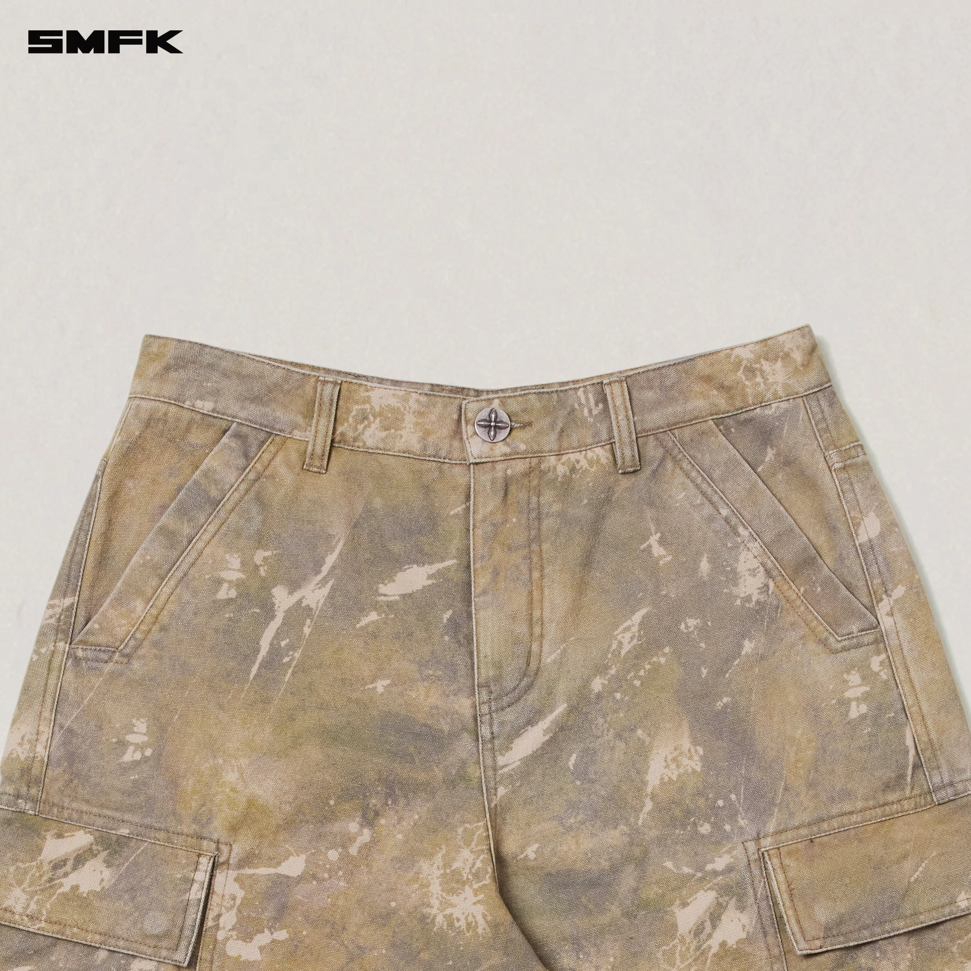 VINTAGE-STORM ONE CUT ARC CARGO PANTS/FADE DYE HURRICANE CAMOUFLAGE - Image 8