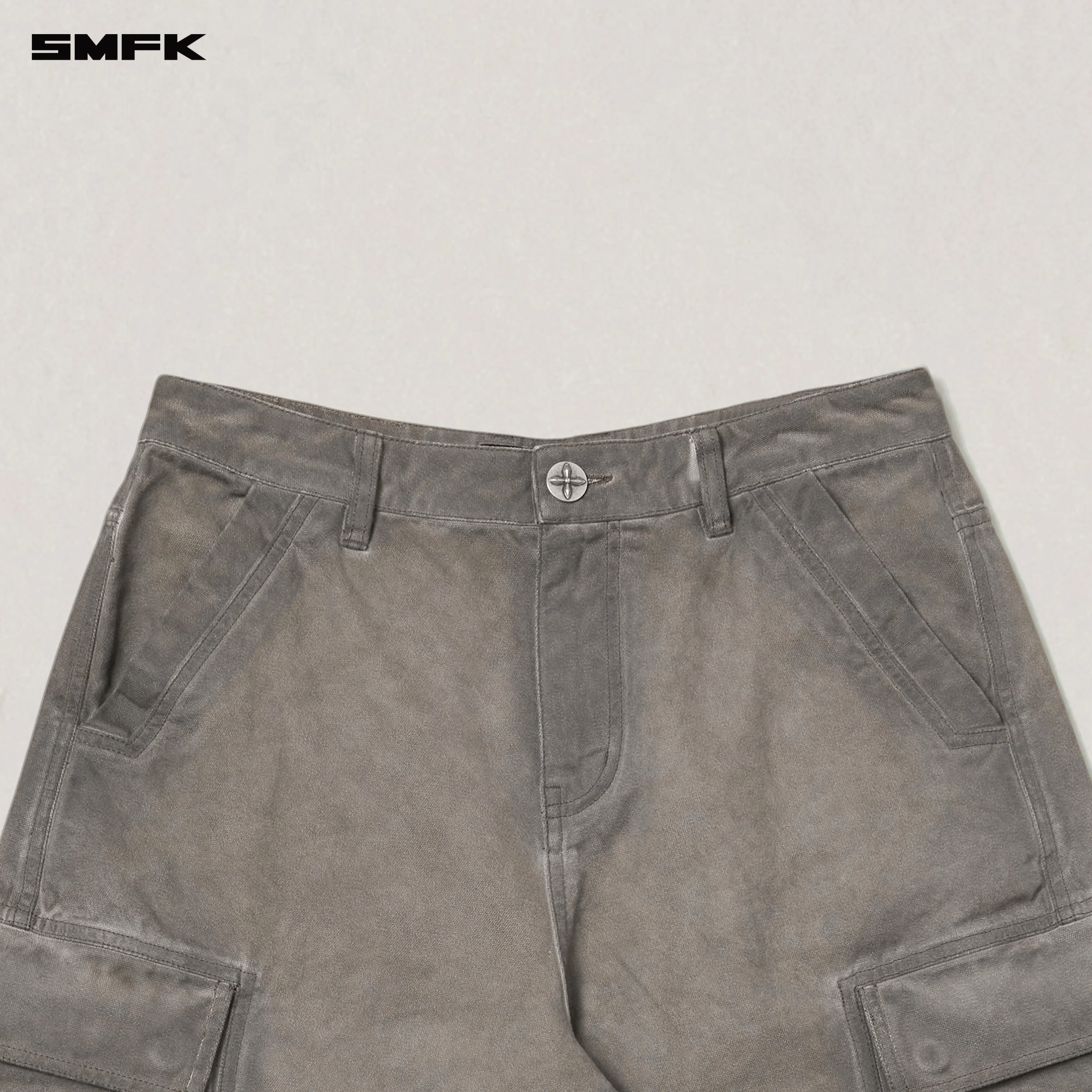 VINTAGE-STORM ONE CUT ARC CARGO PANTS/FADE DYE WILD BROWN - Image 8