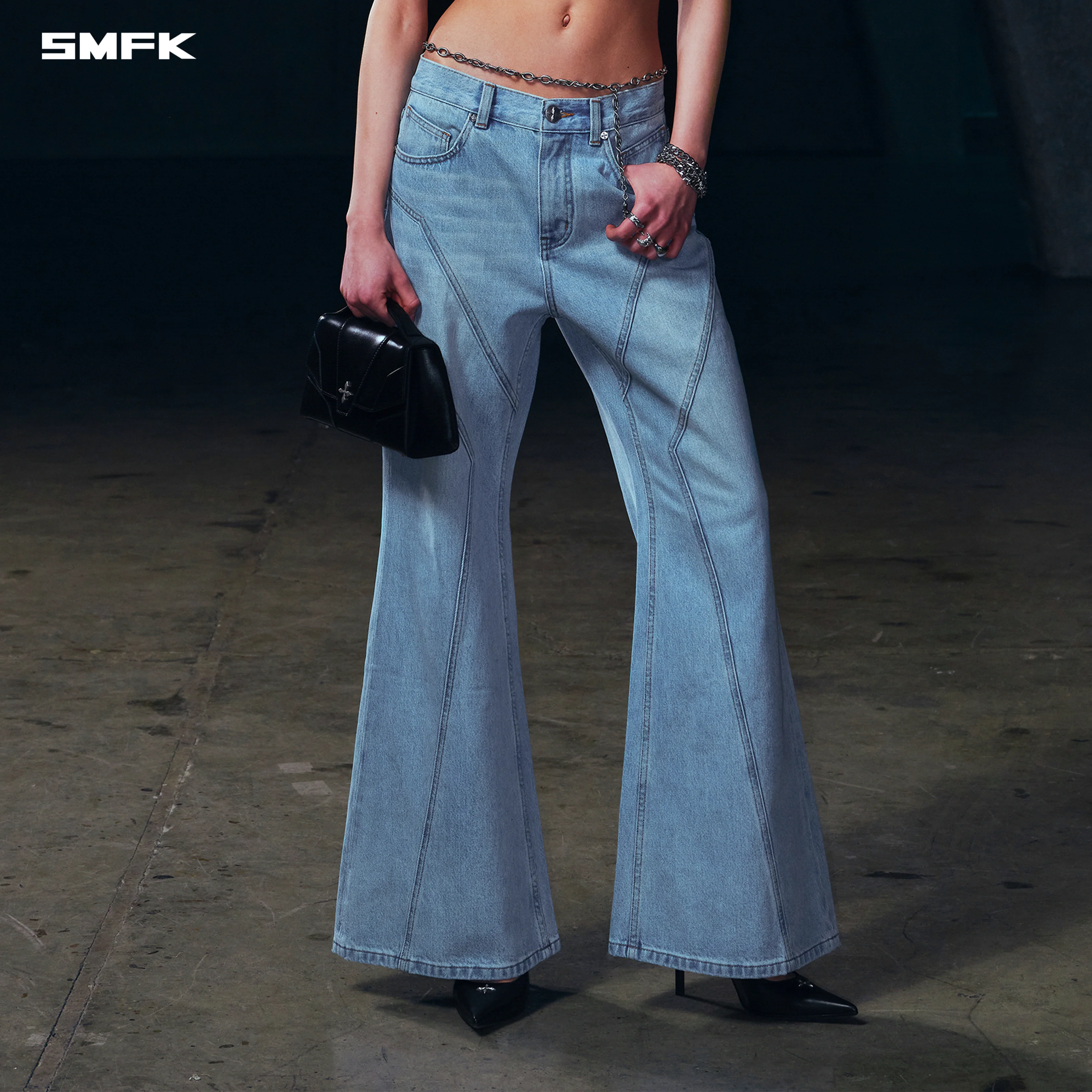 WILD MIRAGE HURRICANE DENIM PANTS/COTTON WILD SKY BLUE - Image 2